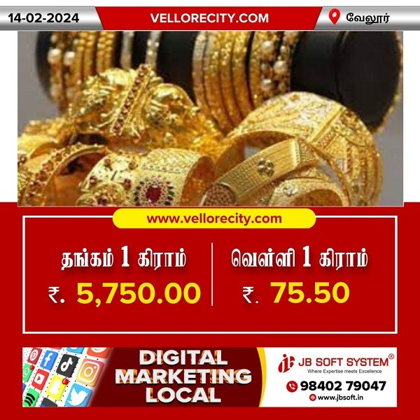 Gold Rate Decreased Today Morning (14.02.2024)