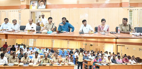 சித்ரா பௌர்ணமி 2025 முன்னேற்பாடு குறித்து மாவட்ட ஆட்சித் தலைவர் தலைமையில் ஆய்வுக் கூட்டம்