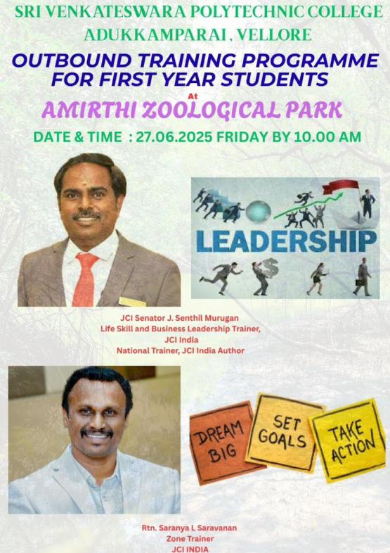 Empowering Future Leaders: J Senthil Murugan Conducts Transformative Leadership Training for Polytechnic Students
