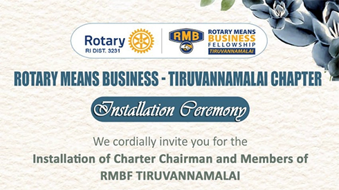 RMBF Tiruvannamalai Invites Business Owners – Reserve Your Business Category Now!