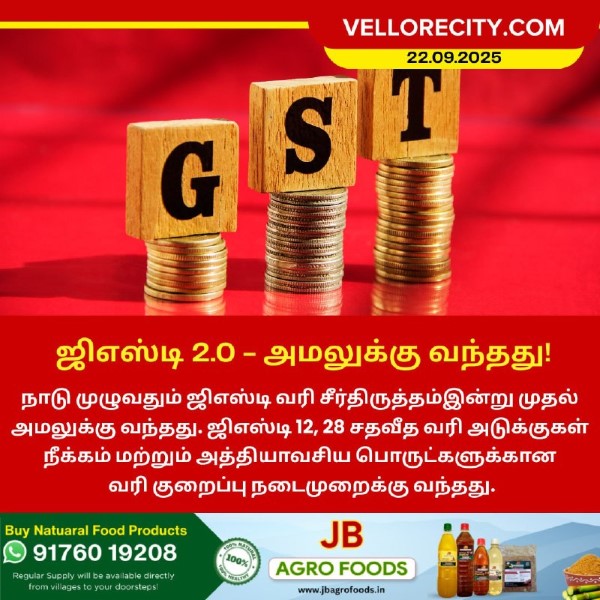 ஜிஎஸ்டி 2.0 – அமலுக்கு வந்தது!