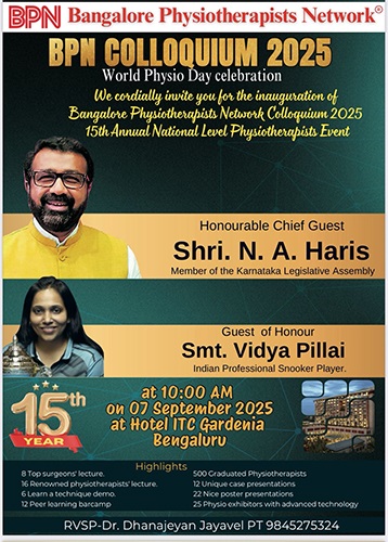 15th BPN Colloquium 2025 – A Grand Celebration of World Physio Day
