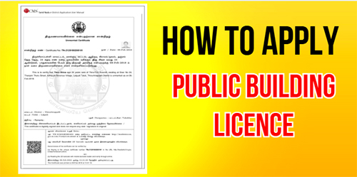How to Apply for Public Building Licence Online Easily!!