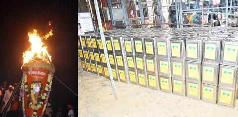 திருவண்ணாமலை தீப திருவிழாக்கு மலை மேல் தீபம் ஏற்ற 4,500 கிலோ நெய்!!