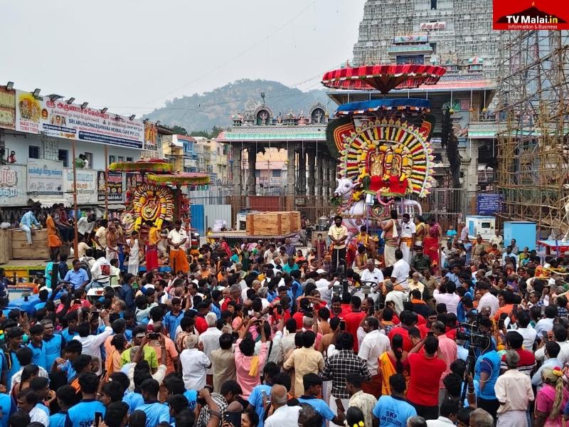 திருவண்ணாமலை கார்த்திகை தீபத் திருவிழா 2025 – ஐந்தாம் நாள் காலை!