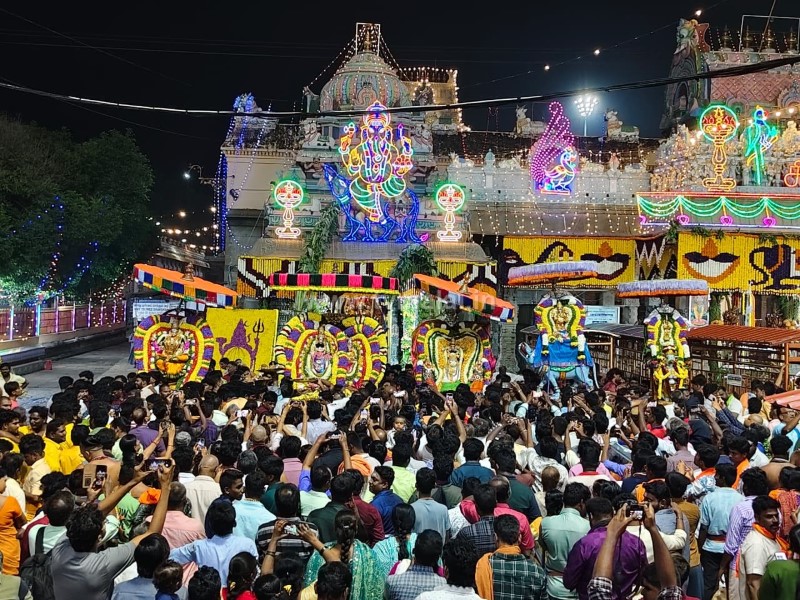 திருவண்ணாமலை கார்த்திகை தீபத் திருவிழா 2025 – முதல் நாள் இரவு..!