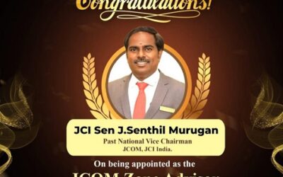 JCI Sen J. Senthil Murugan Appointed as JCOM Zone Advisor – Zone 16 for the Year 2026