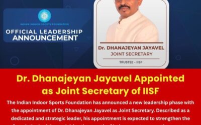 Indian Indoor Sports Foundation Announces New Leadership Team to Strengthen Indoor Sports Across India