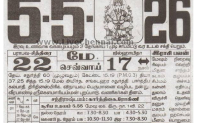 Auspicious (Nalla Neram) time today (May 05th)